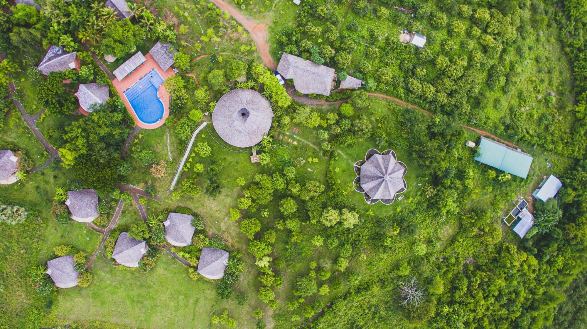Hanchey Bamboo Resort Kampong Cham Bagian luar foto
