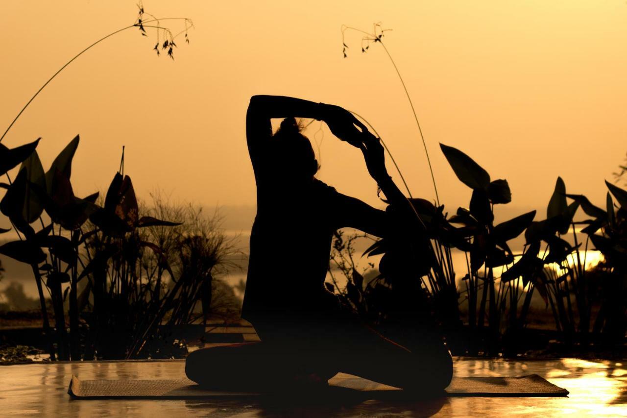 Hanchey Bamboo Resort Kampong Cham Bagian luar foto